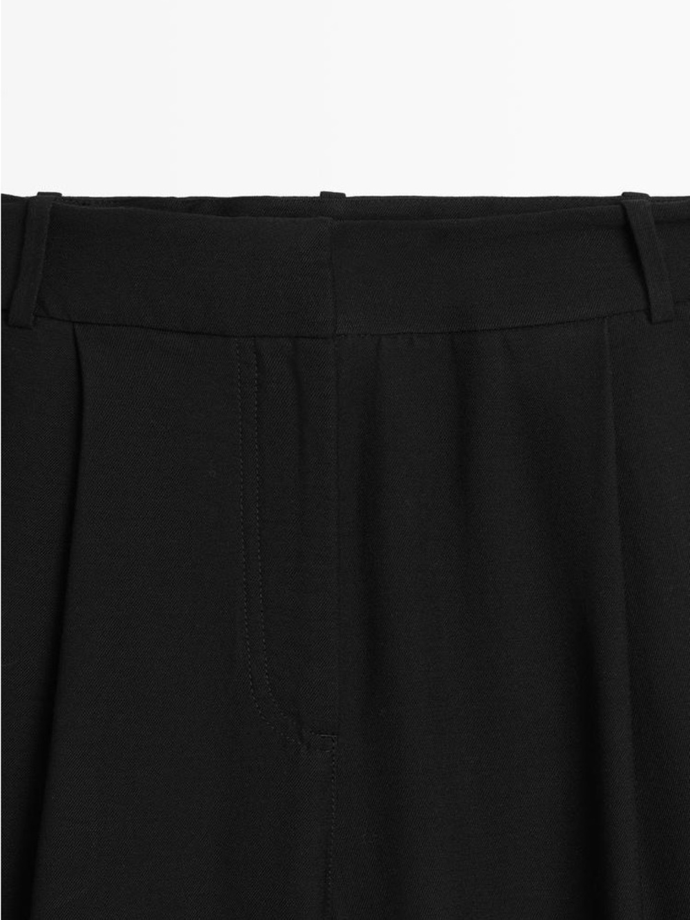 Zara Black High-Rise Barrel Fit Trousers - Picture 12 of 13